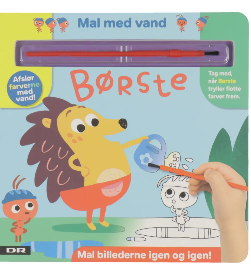 Alvilda Malebog|Malebog - Mal Med Vand - Børste