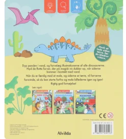 Alvilda Malebog>Malebog - Mal Med Vand - Dinosaurer