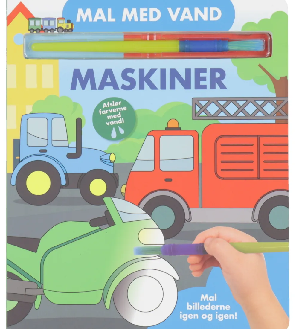 Alvilda Malebog>Malebog - Mal Med Vand - Maskiner