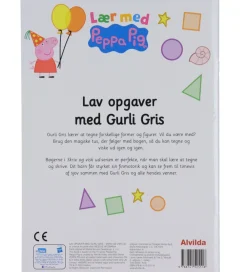 Alvilda Læringsbøger|Opgavebog - Lær Med Gurli Gris - Skriv Og Visk Ud - Dans