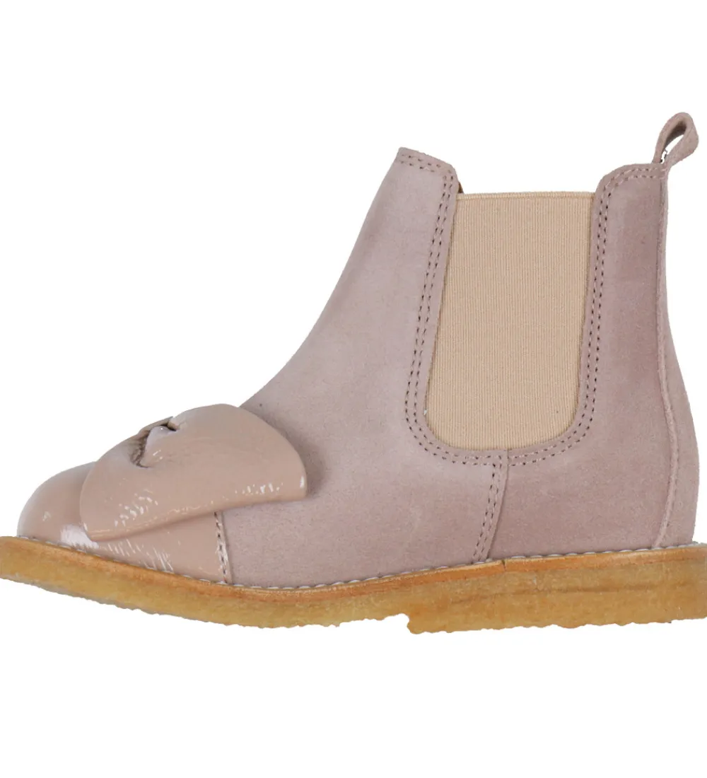 Angulus Støvler|Støvler - Chelsea - Faded Rose m. Sløjfe