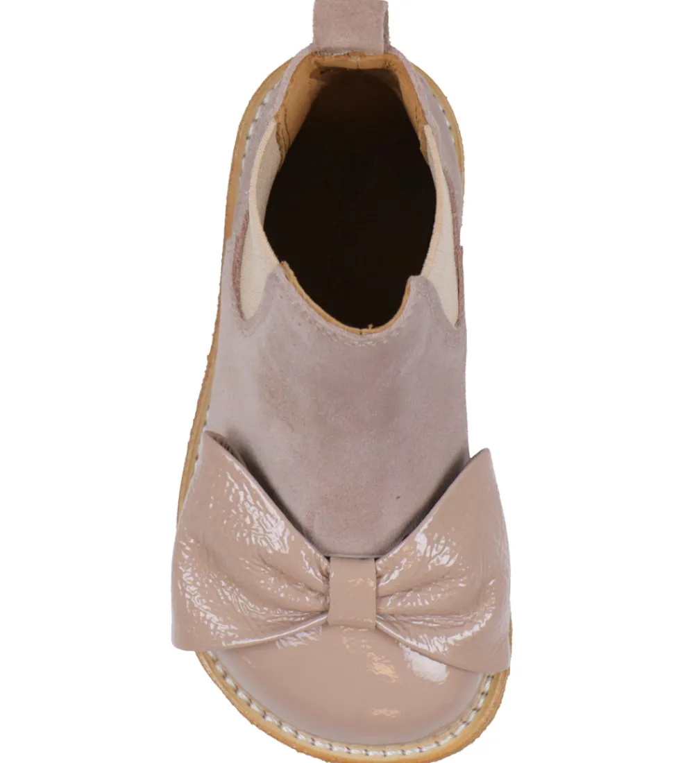 Angulus Støvler|Støvler - Chelsea - Faded Rose m. Sløjfe