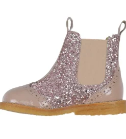 Angulus Støvler|Støvler - Chelsea - Faded Rose/Blossom Glitter