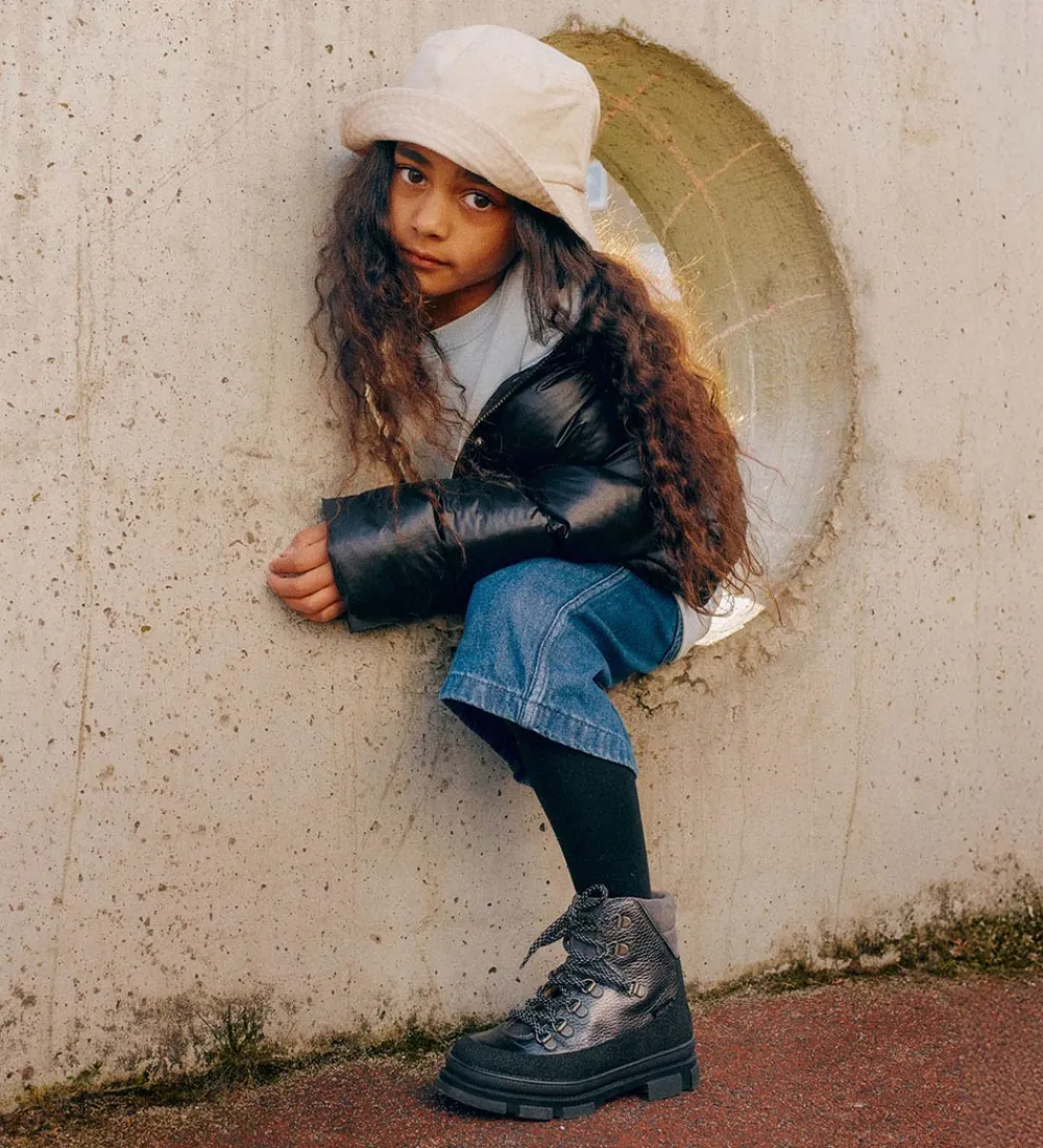 Angulus Støvler>Støvler - Tex - Black Shine/Dark Grey