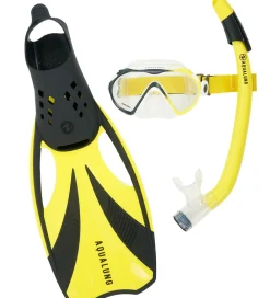 Aqua Lung Dykkermasker|Snorkling>Snorkelsæt - Adult - Compass - Black/Yellow