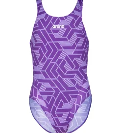 Børn Arena Svømmetøj|Svømning>Badedragt - Escape - Sort/Team Purple