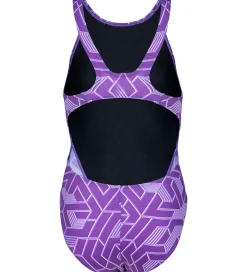 Børn Arena Svømmetøj|Svømning>Badedragt - Escape - Sort/Team Purple