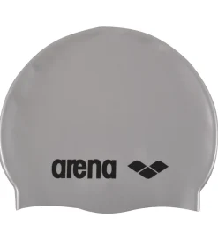 Arena Badehætter>Badehætte - Classic Silicone - Silver/Black