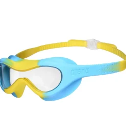 Arena Svømmebriller>Svømmebriller - Spider Kids Mask - Clear Yellow/Lightblue