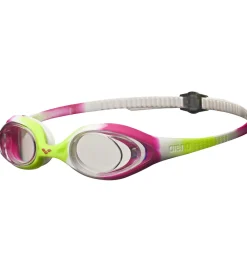 Arena Svømmebriller|Svømning|Svømmebriller - Spider JR - Lime/Fuchsia/Hvid/Transparent