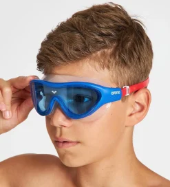 Arena Svømmebriller>Svømmebriller - The One Junior - Blue/Blue Red