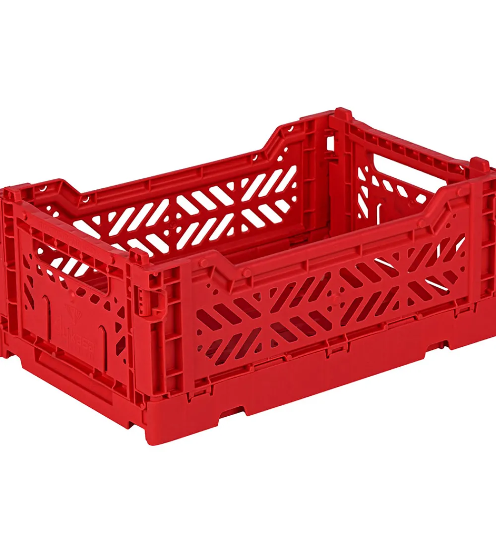 Aykasa Foldekasser|Bokse Og Kasser|Foldekasse - 27x17x11 cm - Mini - Rød