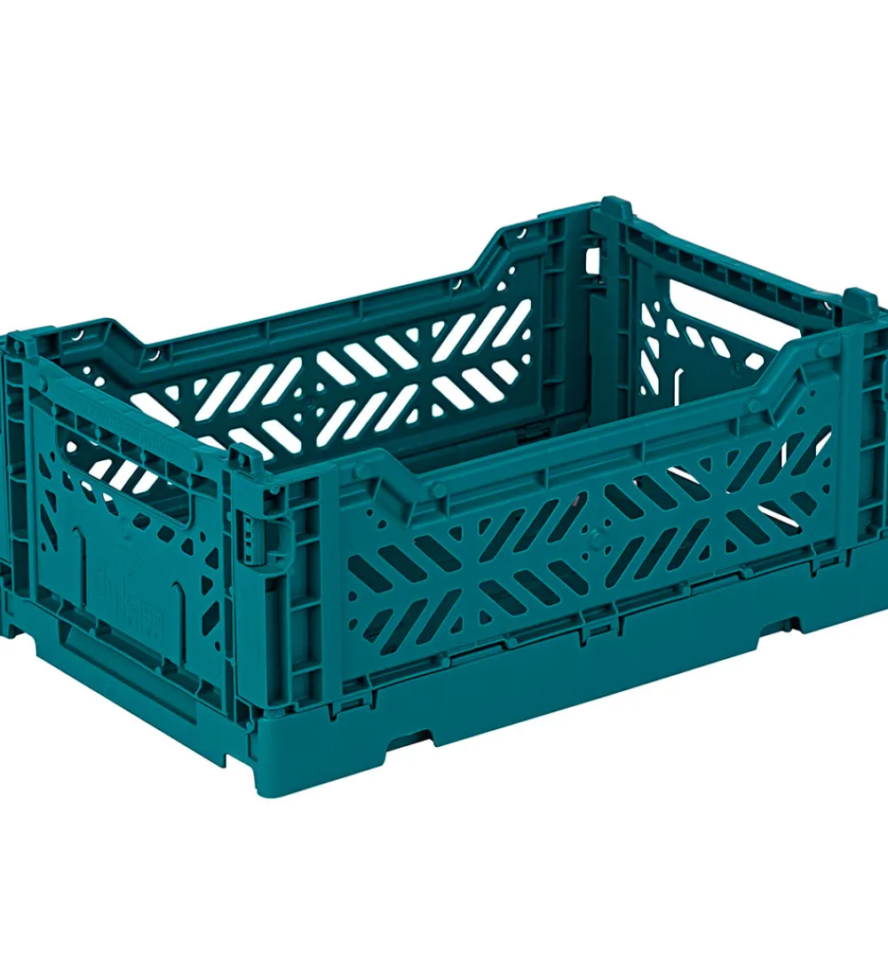 Aykasa Foldekasser|Bokse Og Kasser|Foldekasse - 27x17x11 cm - Mini - Peacock Green