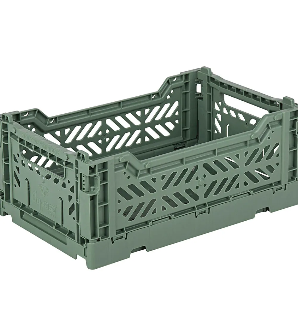 Aykasa Foldekasser|Bokse Og Kasser|Foldekasse - 27x17x11 cm - Mini - Almond Green