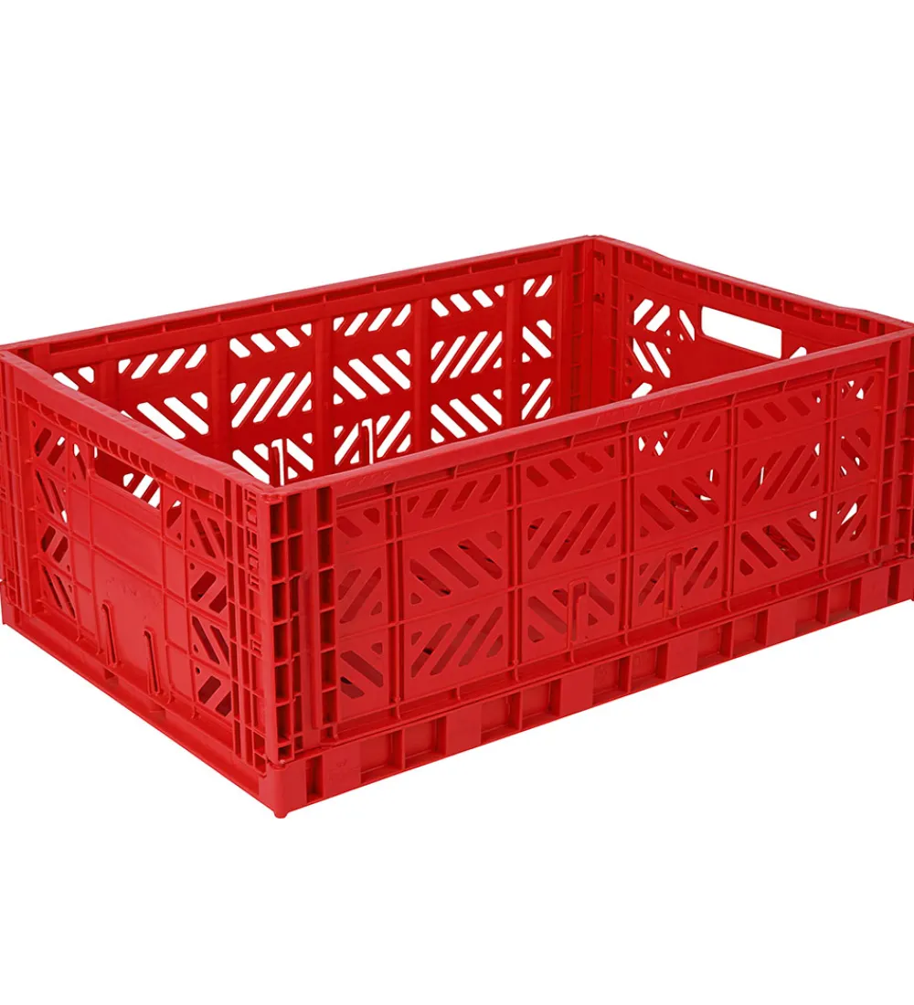 Aykasa Foldekasser|Bokse Og Kasser>Foldekasse - 60x40x22 cm - Maxi - Rød