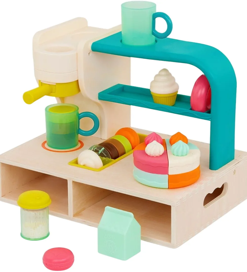 B. toys Rolleleg|Legekøkken Og Legemøbel|Legekøkken - 27 Dele - Kaffe og Kage