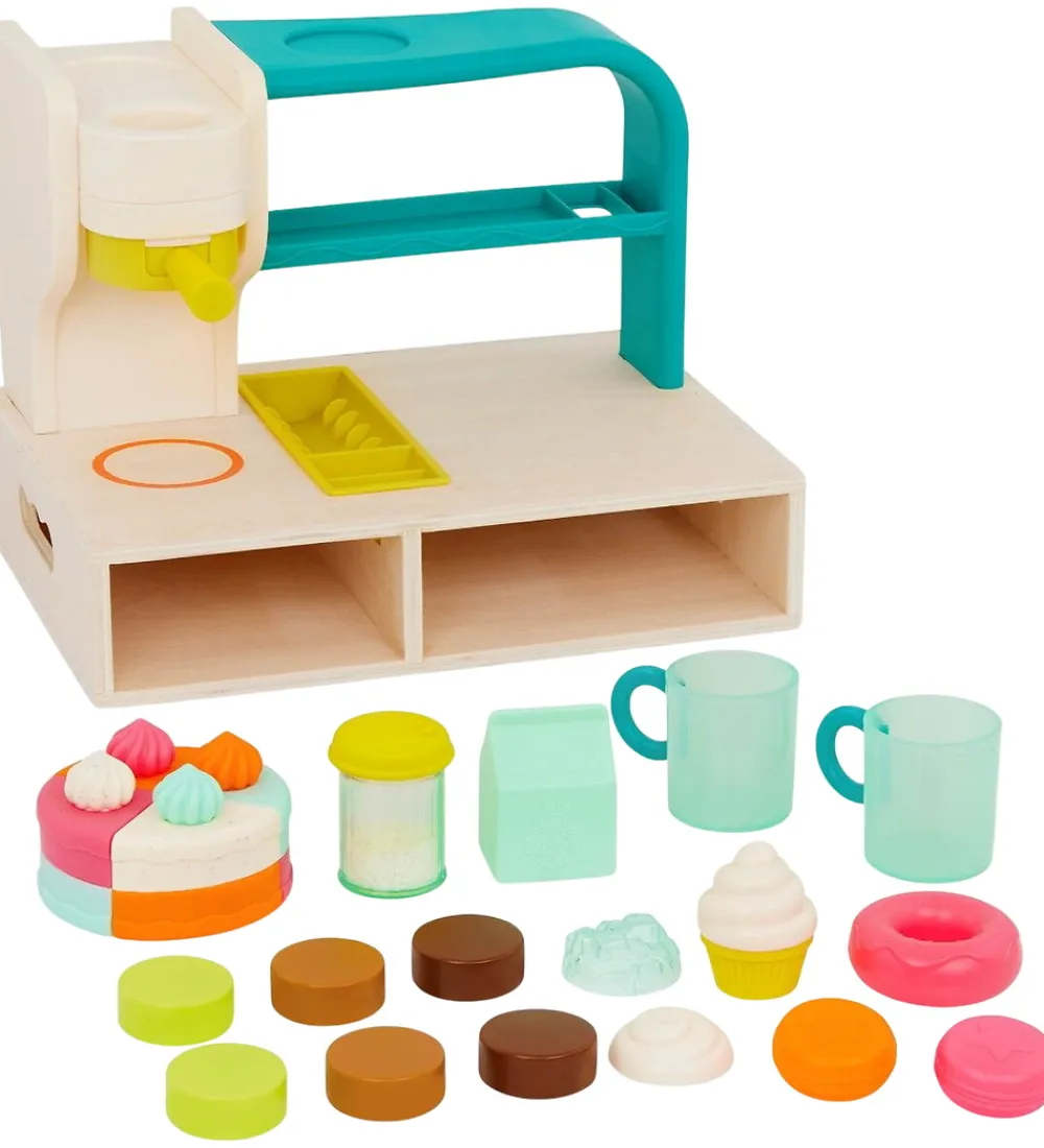 B. toys Rolleleg|Legekøkken Og Legemøbel|Legekøkken - 27 Dele - Kaffe og Kage