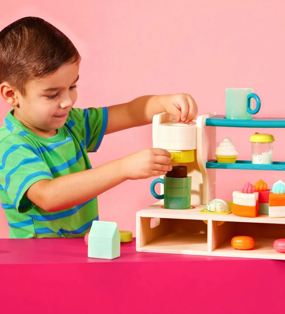 B. toys Rolleleg|Legekøkken Og Legemøbel|Legekøkken - 27 Dele - Kaffe og Kage
