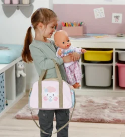 BABY born Dukker Og Tilbehør|Dukketilbehør - Dukkepusletaske m. Blomster - 4 Dele