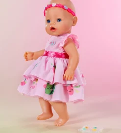 BABY born Dukker Og Tilbehør>Dukketøj - Kjole m. Applikationer - 43 cm