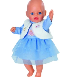 BABY born Dukker Og Tilbehør>Dukketøj - Kjole - 36 cm - Blå