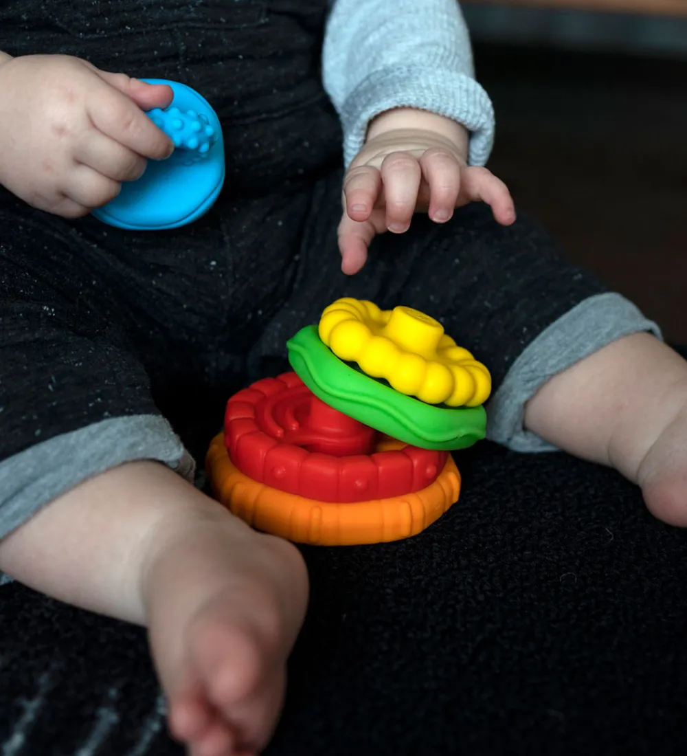 Baby Einstein Stablelegetøj|Bideringe|Stable- og Bidelegetøj - Stack & Teethe - Multi-te