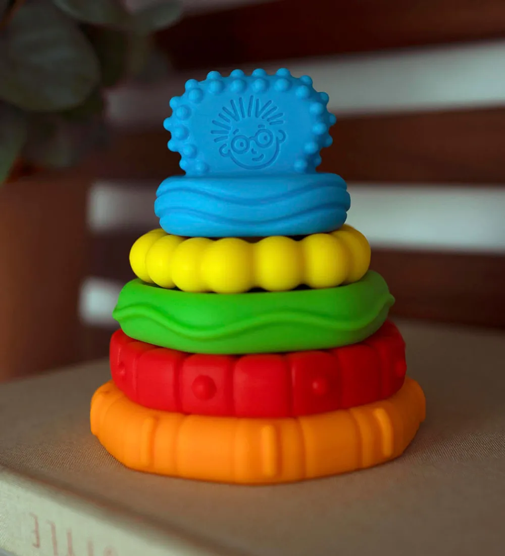 Baby Einstein Stablelegetøj|Bideringe|Stable- og Bidelegetøj - Stack & Teethe - Multi-te