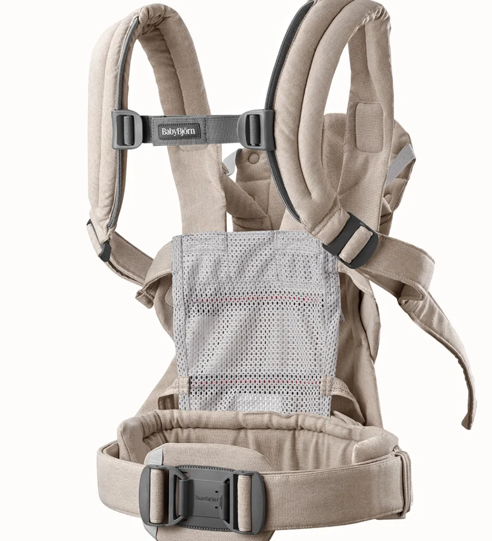 BabyBjörn Bæreseler &Amp; Vikler>Bæresele - Harmony - Vævet Melange - Lys Beige
