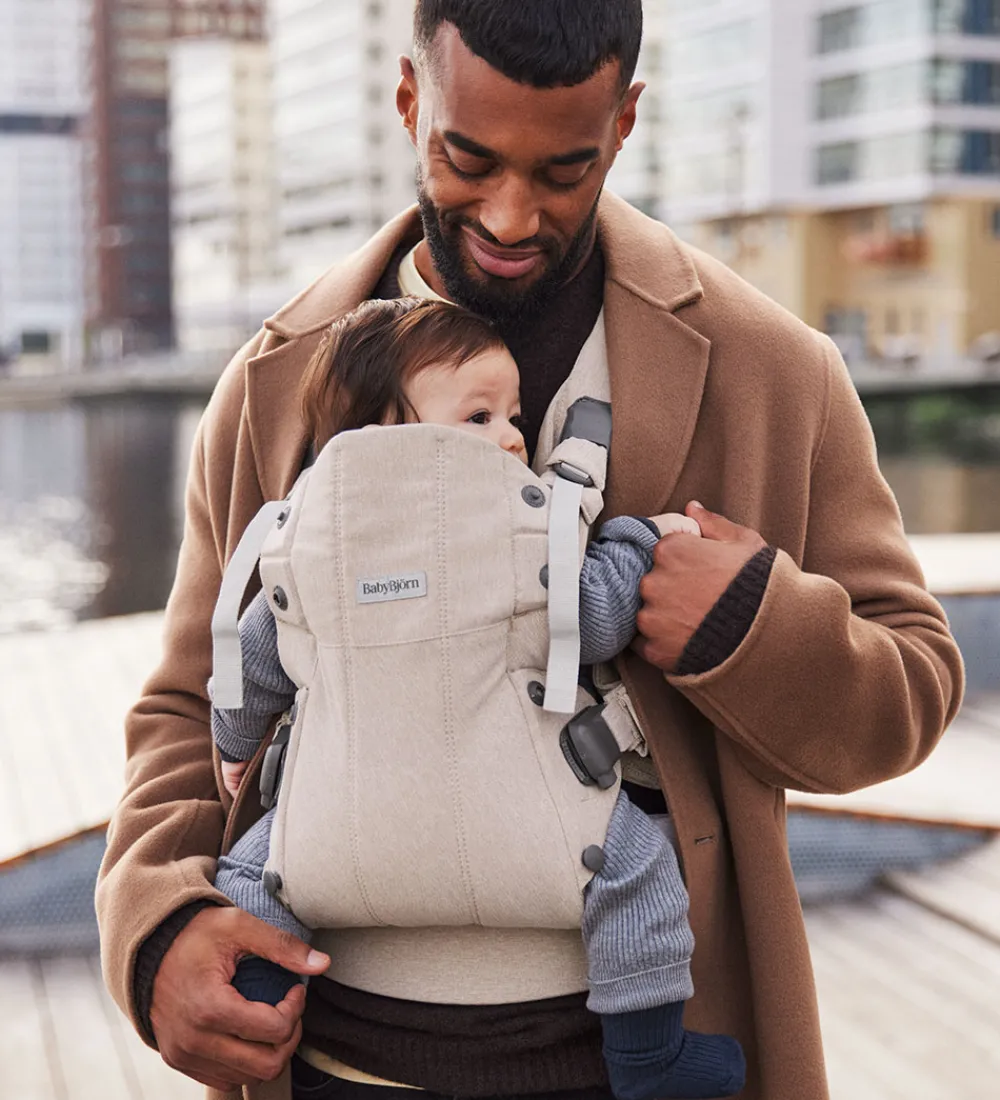 BabyBjörn Bæreseler &Amp; Vikler>Bæresele - Harmony - Vævet Melange - Lys Beige