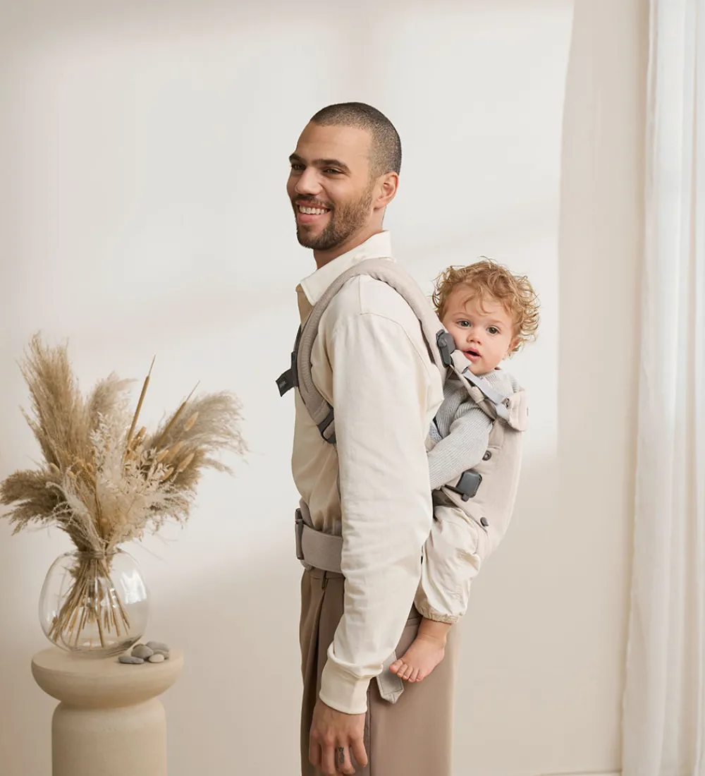 BabyBjörn Bæreseler &Amp; Vikler>Bæresele - Harmony - Vævet Melange - Lys Beige