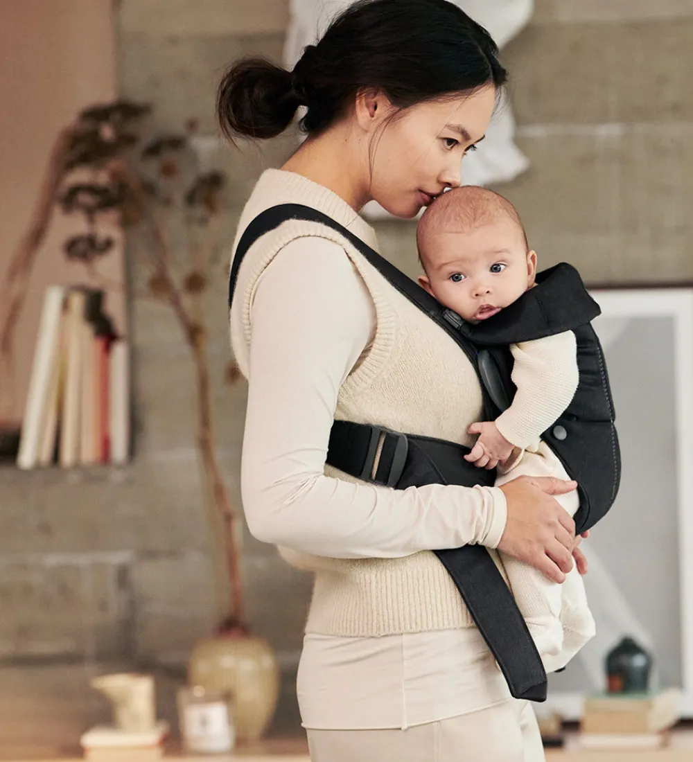 BabyBjörn Bæreseler &Amp; Vikler>Bæresele - Mini - Vævet - Black