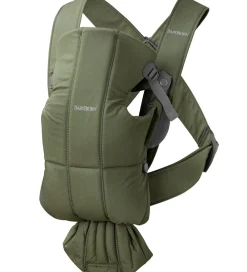 BabyBjörn Bæreseler &Amp; Vikler>Bæresele - Mini - Vævet - Mørkegrøn