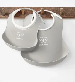 BabyBjörn Hagesmække|Hagesmæk - 2-pak - Grå