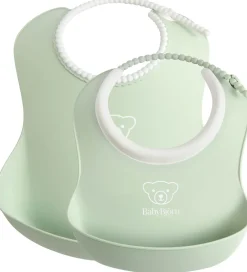 BabyBjörn Hagesmække|Hagesmæk - 2-pak - Pastelgrøn