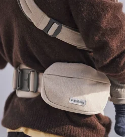 BabyBjörn Opbevaring|Bæreseler &Amp; Vikler></noscript>Lommer til Bæresele - Vævet Melange - Lys Beige