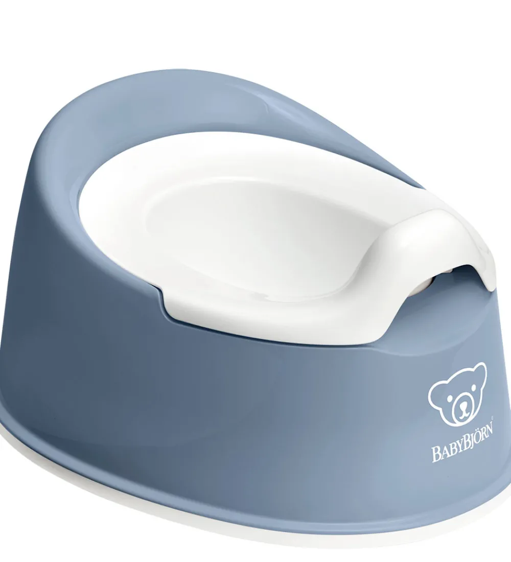 BabyBjörn Potter Og Toilethjælp>Potte - Gråblå/Hvid