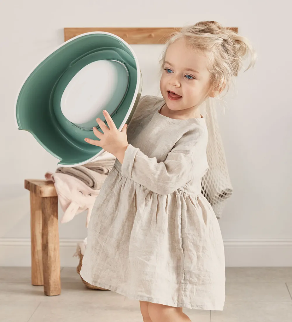 BabyBjörn Potter Og Toilethjælp>Potte - Grågrøn/Hvid