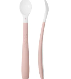 Børn BabyBjörn Børnebestik|Babyskeer>Skeer - 2-pak - Lyserød