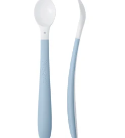 Børn BabyBjörn Børnebestik|Babyskeer|Skeer - 2-pak - Pastelblå