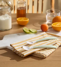 Børn BabyBjörn Børnebestik|Babyskeer|Skeer - 2-pak - Pastelgrøn