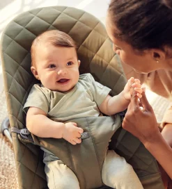 BabyBjörn Stole|Møbler|Skråstol - Bliss - Classic Quiltet - Mørkegrøn