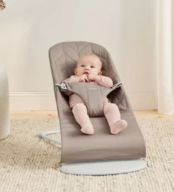 BabyBjörn Stole|Møbler|Skråstol - Bliss - Petal Quiltet - Sandgrå