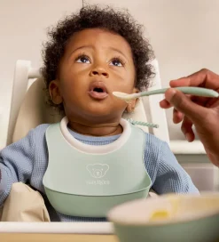 BabyBjörn Spisesæt|Hagesmække|Spisesæt - 3 Dele - Pastelgrøn