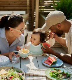 BabyBjörn Spisesæt|Hagesmække|Spisesæt - 3 Dele - Pastelgrøn