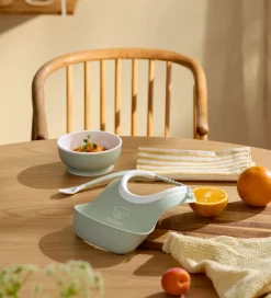 BabyBjörn Spisesæt|Hagesmække|Spisesæt - 3 Dele - Pastelgrøn