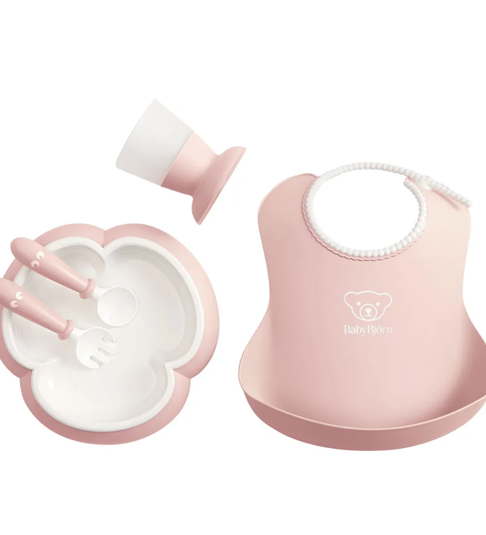BabyBjörn Spisesæt>Spisesæt - 5 Dele - Lyserød