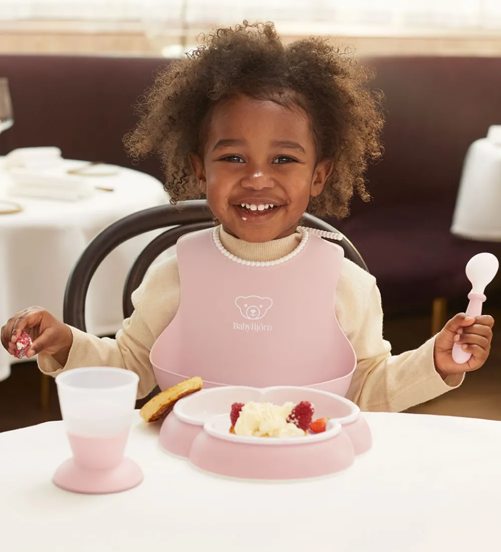 BabyBjörn Spisesæt>Spisesæt - 5 Dele - Lyserød