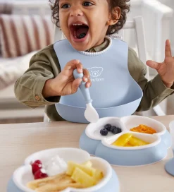 Børn BabyBjörn Spisesæt|Hagesmække|Spisesæt - 8 Dele - Pastelblå