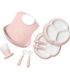 BabyBjörn Spisesæt|Spisesæt - 8 Dele - Lyserød