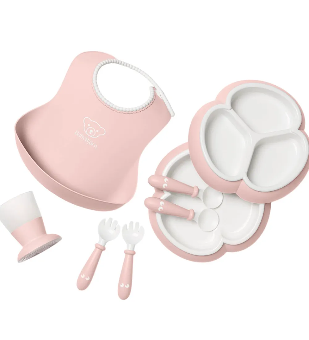 BabyBjörn Spisesæt|Spisesæt - 8 Dele - Lyserød